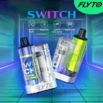 Flyto Switch 6000 Puffs Disposable Pod Kit – Rechargeable, 8ml E-liquid, Type-C Charging | Full Kit